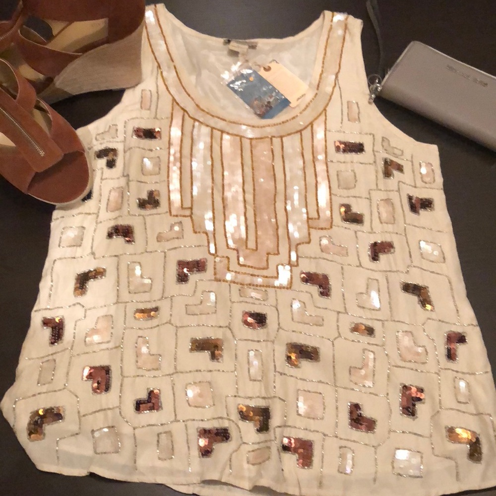 Lucky Brand Silk Top 👚